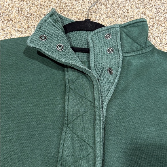 Aerie Oh Snap! Sweatshirt Green Pullover Sweatshirt - Picture 3 of 4